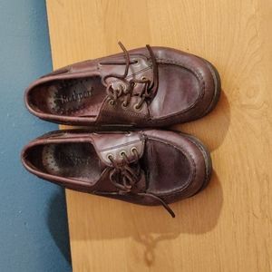 Rockport men's size 8 1/2 W dark brown shoes